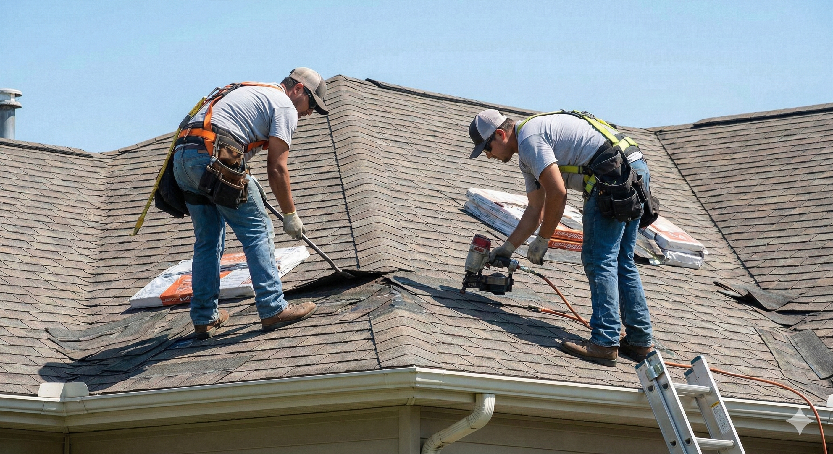 skilled roof repair services by Rooftop Guardians