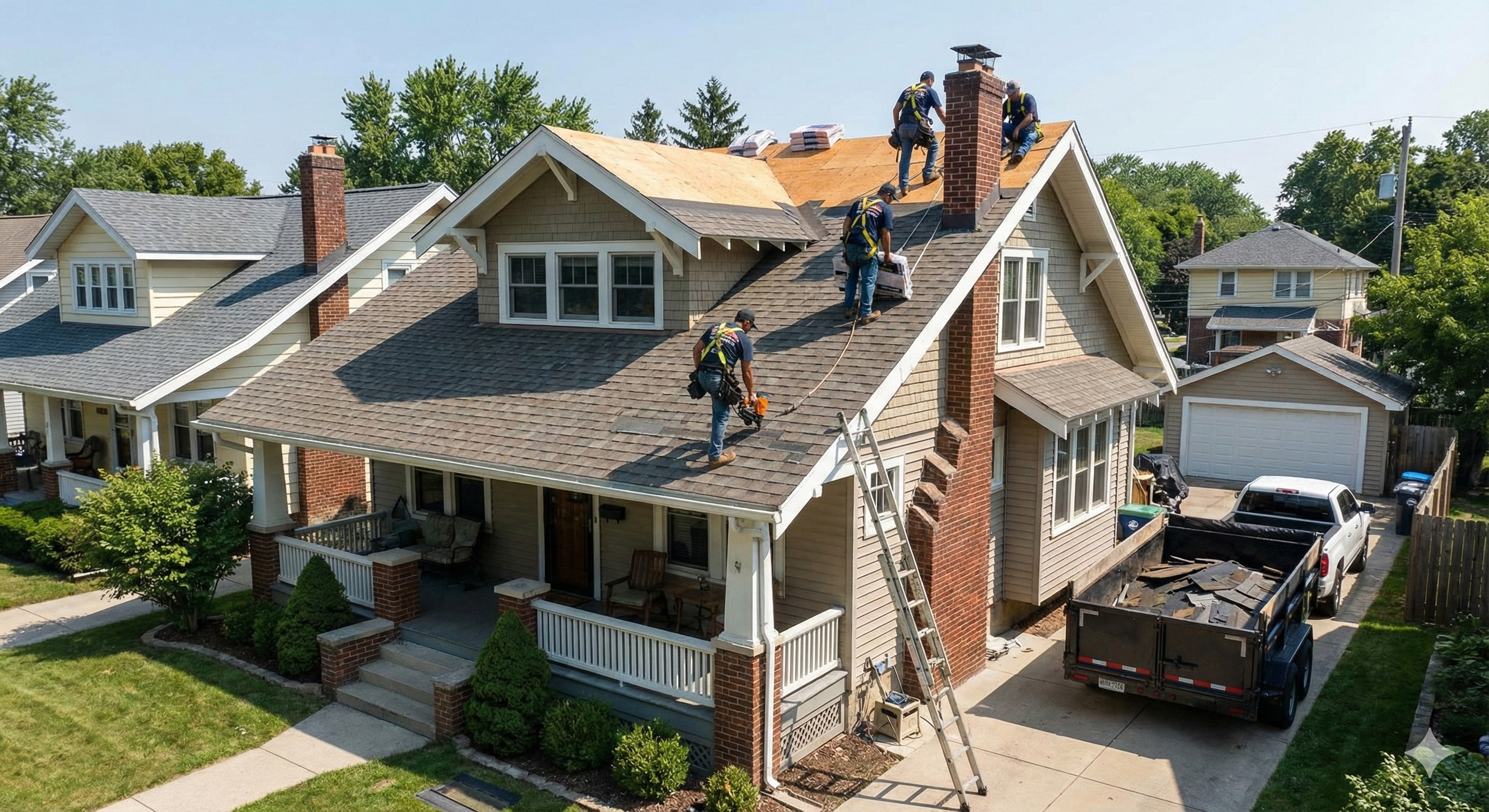 Rooftop Guardians professional team installing quality roofing in West Hills